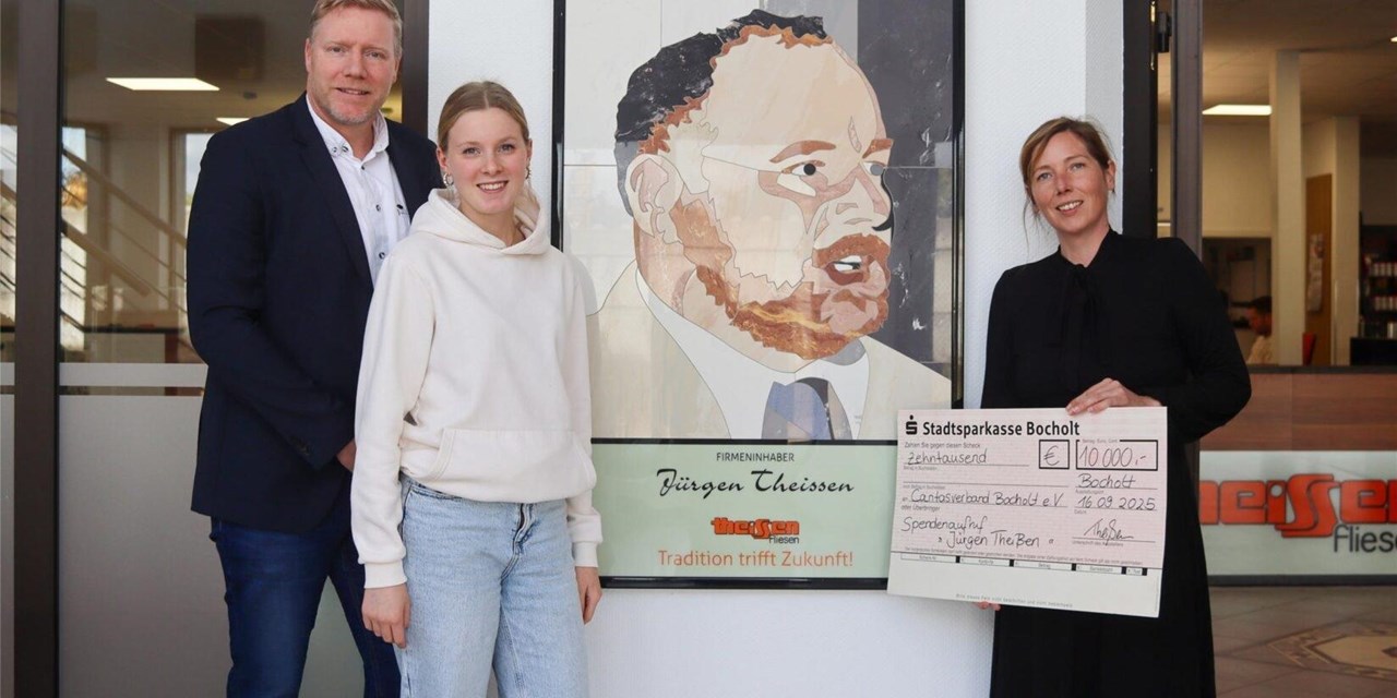 Spendenübergabe Jürgen Theissen